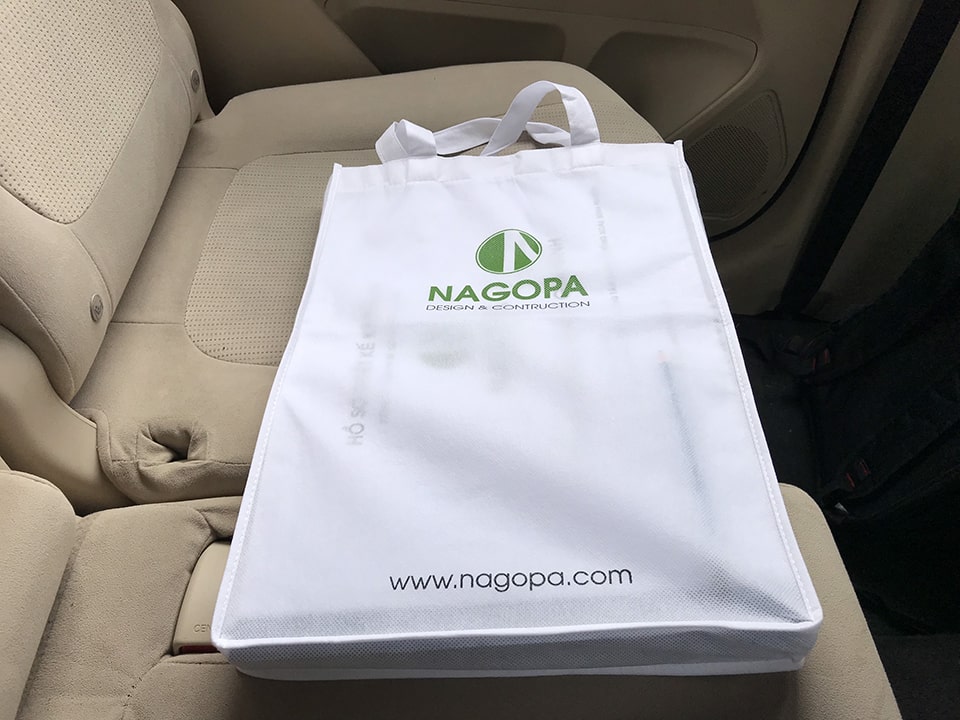 túi đựng hồ sơ thiết kế biệt thự công ty nagopa